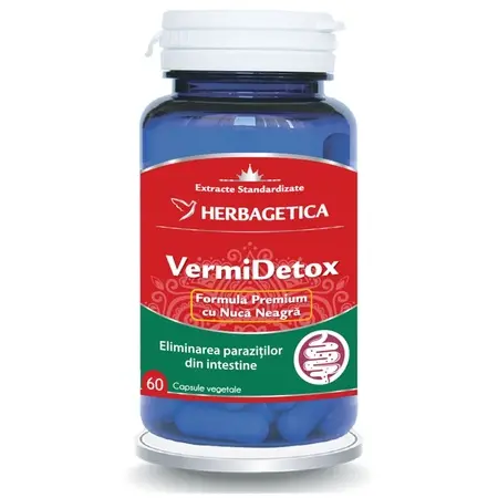 Vermidetox, 60 Capsule, Herbagetica
