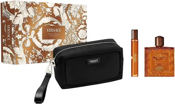 Versace Set Eros Najim - Apă de parfum, 100 și 10 ml + Trusă de toaletă