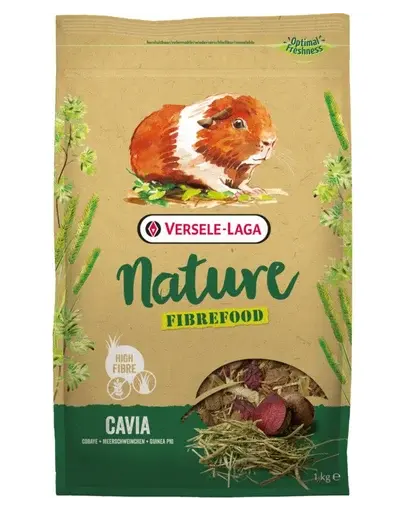 VERSELE-LAGA Cavia Nature Fibrefood - Light & Sensitive pentru porcușori de Guineea cu sistem digestiv sensibil 1 kg