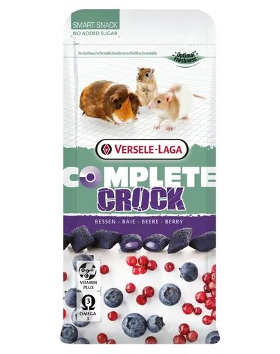 VERSELE-LAGA Crock Complete Berry 50 g gustare cu fructe de pădure pentru iepuri și rozătoare