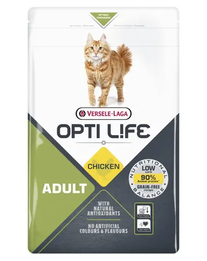 VERSELE-LAGA Opti Life Cat Adult Chicken 1 kg hrana pisici adulte, cu pui
