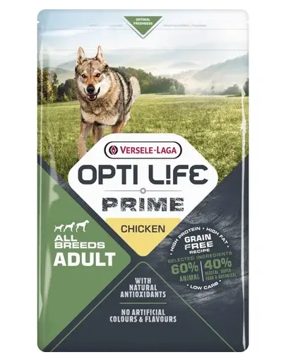 VERSELE-LAGA Opti Life Prime Adult Chicken Hrana uscata pentru caini adulti, cu pui 12,5kg