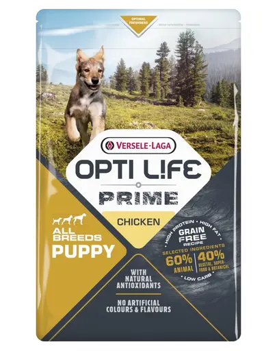 VERSELE-LAGA Opti Life Prime Puppy Chicken Hrana uscata pentru catei, cu pui 2,5 kg