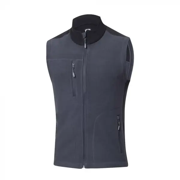 Vesta de iarna 100% poliester gri-inchis fleece, Ardon MARTIN XS, GRI-ÎNCHIS