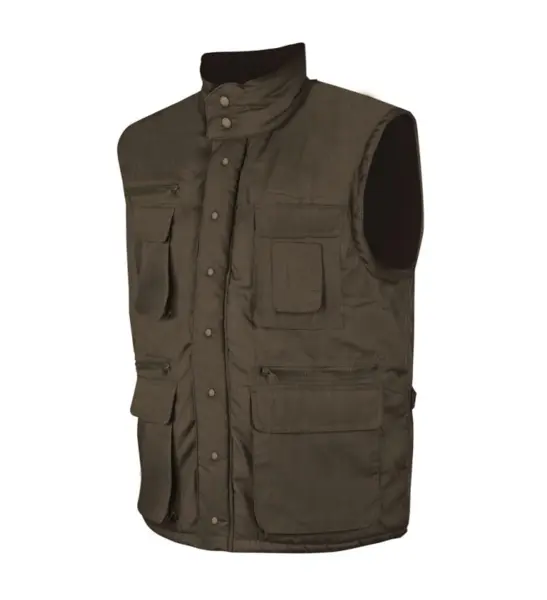 Vesta de iarna barbati cu buzunare, culoarea negru, Ardon TONY, poliester 65 35 XS, NEGRU
