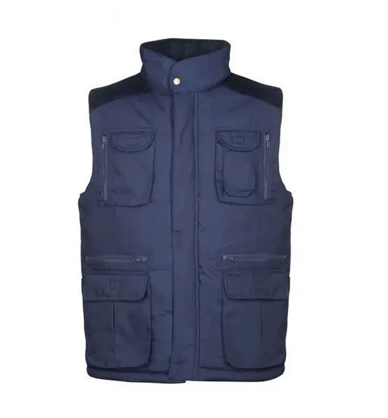 Vesta de iarna neagra vatuita Ardon DANNY, culoarea bleumarin, poliester 65 35 XXL, BLEUMARIN