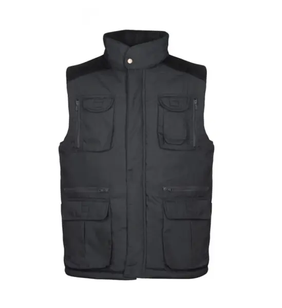Vesta de iarna neagra vatuita Ardon DANNY, culoarea negru, poliester 65 35 XXL, NEGRU