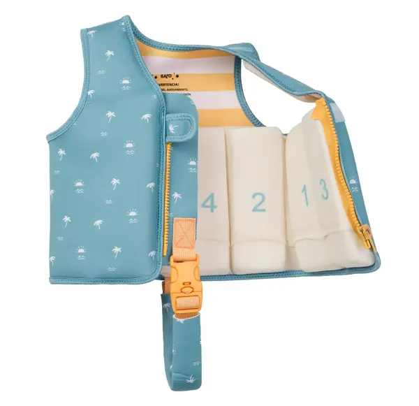 Vesta de inot pentru copii cu protectie UV UPF 50+ Sea la Vie by Saro, M 3-6 ani