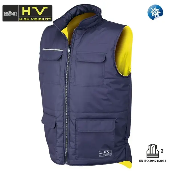 Vesta de protectie reversibila bluemarin/portocaliu Rhino Reverse Marime XL Vesta de protectie reversibila bluemarin/portocaliu Rhino Reverse Marime XL