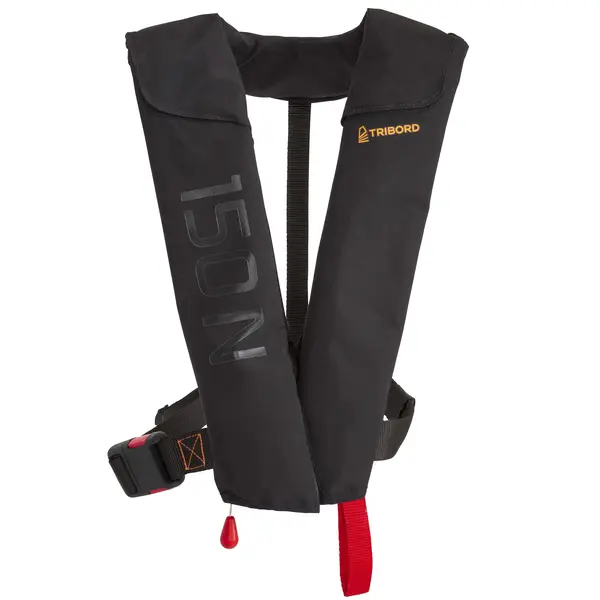 Vestă de salvare automată gonflabilă LJ 150N AIR Negru Adulți
