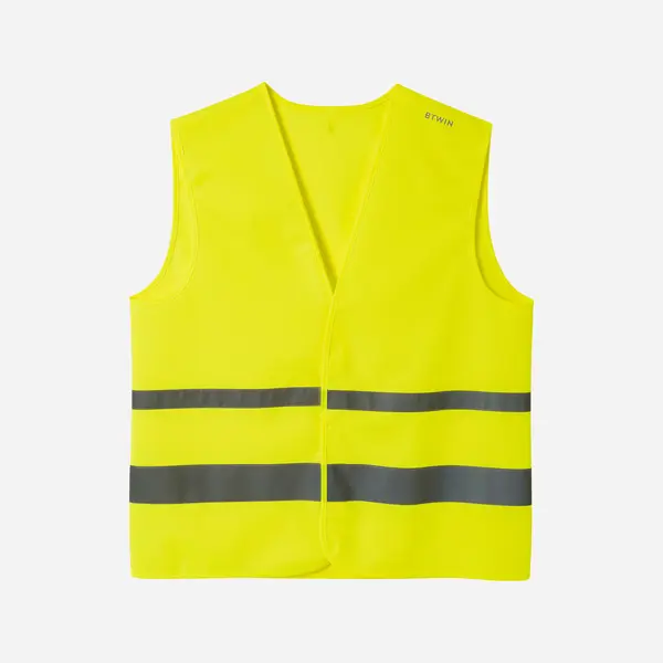 VESTĂ DE SIGURANȚĂ VIZIBILITATE CICLISM GALBEN FLUORESCENT
