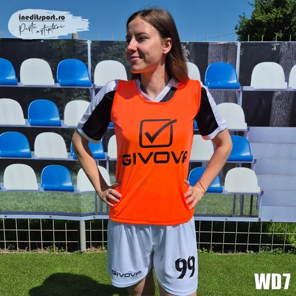 Vesta departajare senior GIVOVA WD7 Portocaliu, boy