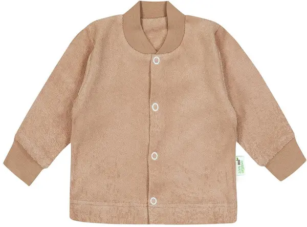 Vesta pentru copii Bio Baby - 68 cm, 4-6 luni, maro forte