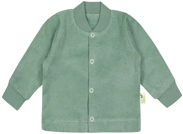 Vesta pentru copii Bio Baby - 74 cm, 6-9 luni, verde forte