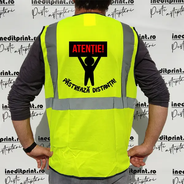Vesta reflectorizanta Atentie MANAGER VRM3 2XL, Verde