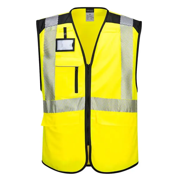 Vesta reflectorizanta executiv galben fluorescent Portwest Hi-Vis Marime 4XL Vesta reflectorizanta executiv galben fluorescent Portwest Hi-Vis Marime 4XL