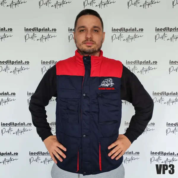 Vesta Thunder personalizabila VP3 S, BLEUMARIN CU ROȘU
