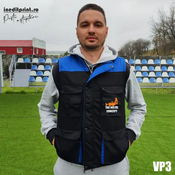 Vesta Thunder personalizabila VP3 XL, BLEUMARIN CU ALBASTRU