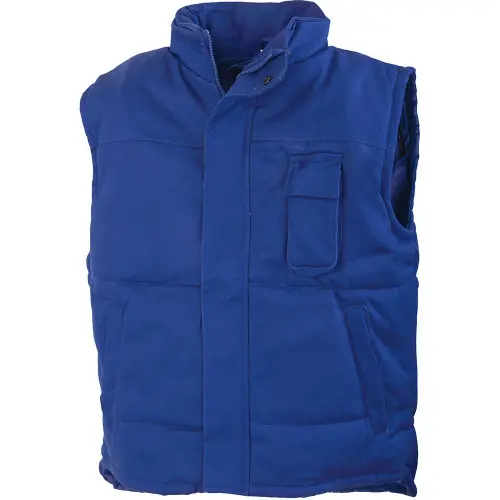 Vesta vatuita de iarna Renania Maya, culoarea albastru, 100% bumbac, 300g mp M, ALBASTRU