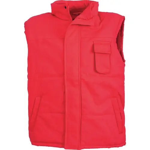 Vesta vatuita de iarna Renania Maya, culoarea rosu, 100% bumbac, 300g mp 4XL, Roșu