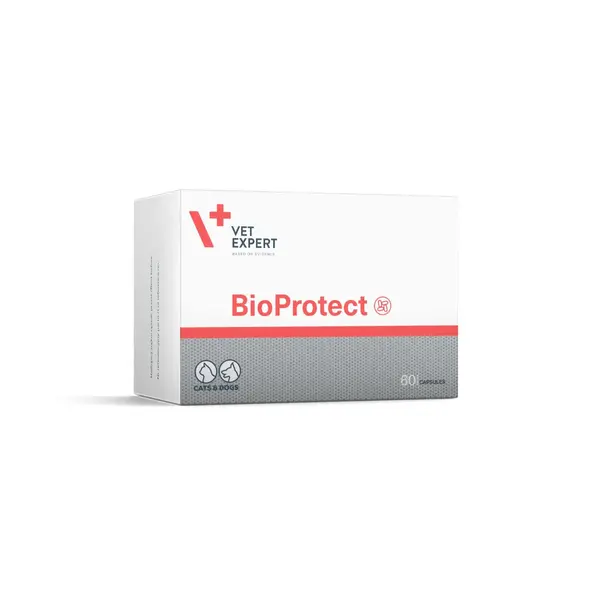 VET EXPERT Bioprotect, supliment sistem digestiv câini, comprimate VET EXPERT Bioprotect, XS-XL, supliment sistem digestiv câini și pisici, cutie, 60 comprimate