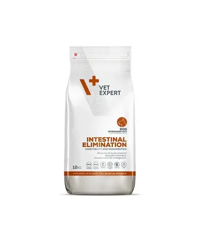 VET EXPERT Veterinary Diet Dog Intestinal Elimination 12 kg hrana veterinara uscata pentru caini