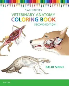Veterinary Anatomy Coloring Book, Paperback/Saunders