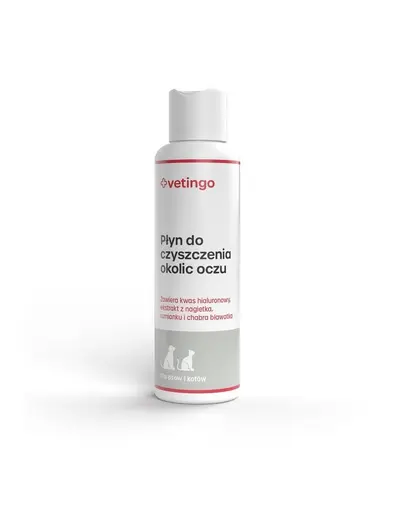VETINGO Solutie curatare ochi caini si pisici 100 ml