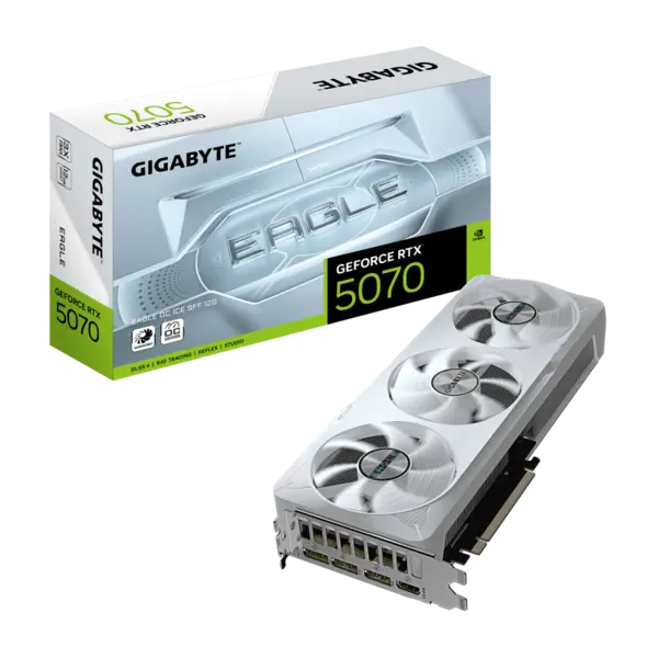 VGA GB RTX 5070 EAGLE OC ICE SFF 12GB VGA GB RTX 5070 EAGLE OC ICE SFF 12GB