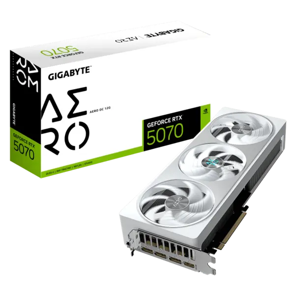 VGA GIGABYTE RTX 5070 AERO OC 12GB VGA GIGABYTE RTX 5070 AERO OC 12GB