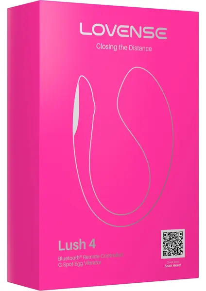 Vibrator cu vibrații LOVENSE – Lush 4, control prin aplicație, stimulare punct G, LED interactiv, silicon medical