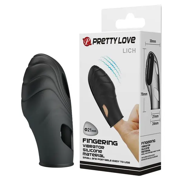 Vibrator Pretty Love - LICH, pentru stimulare clitoridiană, din silicon, 7.8 cm