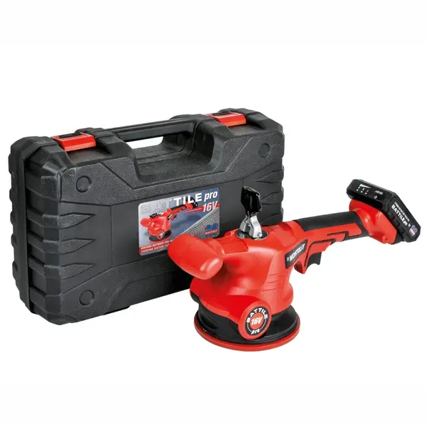 Vibrator profesional cu ventuza cu acumulator MONTOLIT BATTILE PRO-2B Li-ion 16V 2Ah