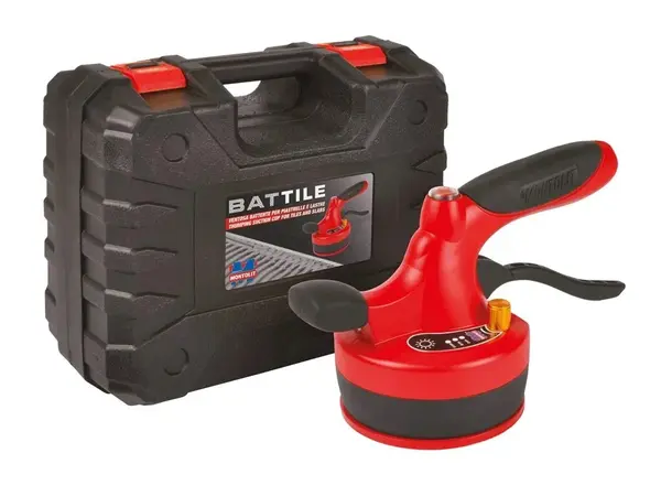 Vibrator profesional cu ventuza cu acumulator MONTOLIT Battile Li-ion 8.4V 2.5 Ah