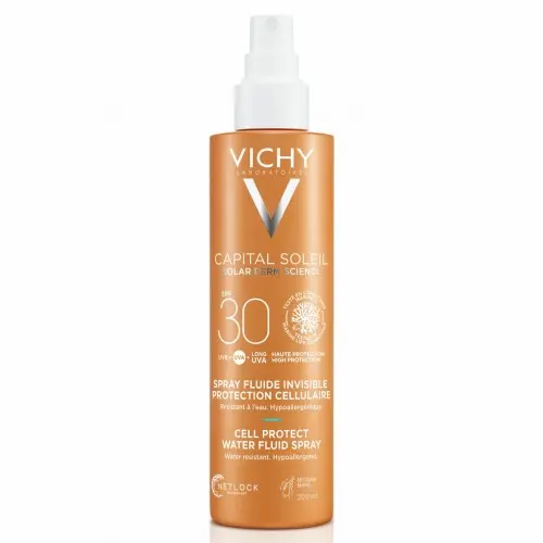 Vichy Capital Soleil Cell Protect spray fluid invizibil SPF30 200ml Zephyr Labs
