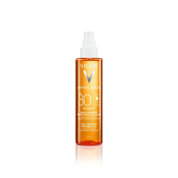 Vichy Capital Soleil Cell Protect Ulei Invizibil SPF30, 200ml