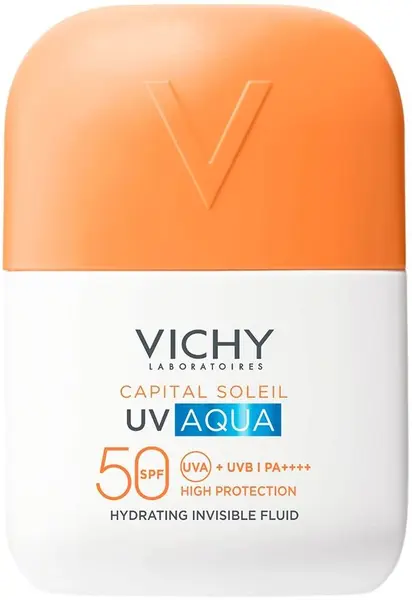 Vichy Capital Soleil Fluid facial cu protecție solară UV Aqua, SPF50, 50 ml