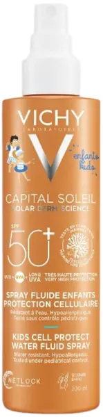 Vichy Capital Soleil Spray de protecție solară pentru copii, SPF50+, 200 ml