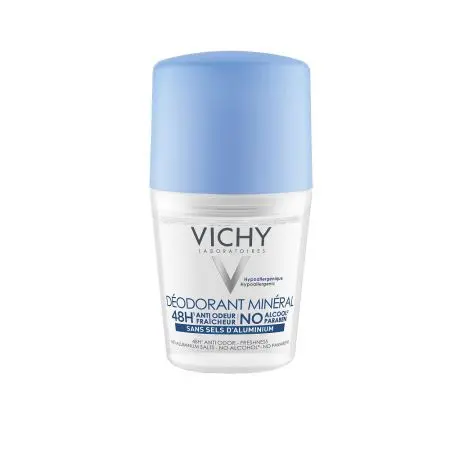 Vichy Deodorant roll-on mineral fara saruri de aluminiu 48h 50 ml