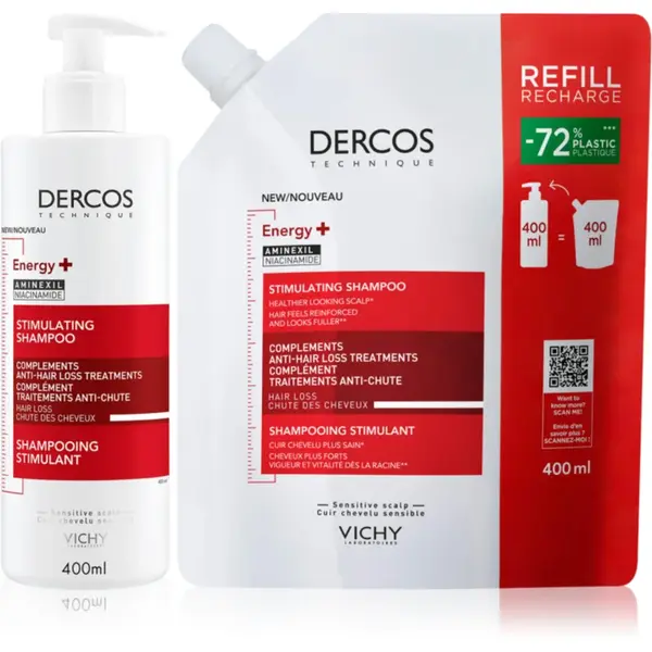 Vichy Dercos Energy + set impotriva caderii parului