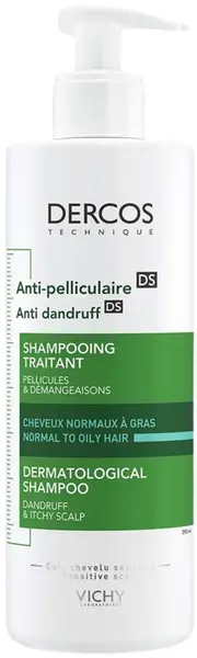 Vichy Dercos Șampon anti-mătreață Anti-dandruff DS, 390 ml