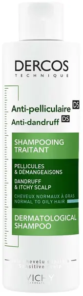 Vichy Dercos Șampon anti-mătreață pentru păr gras Anti-dandruff DS, 200 ml