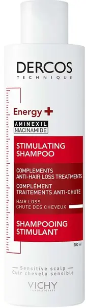 Vichy Dercos Șampon stimulant Energy+, 200 ml