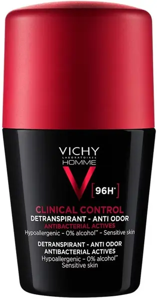 Vichy Homme Antiperspirant Roll-on Control Clinic, 50 ml