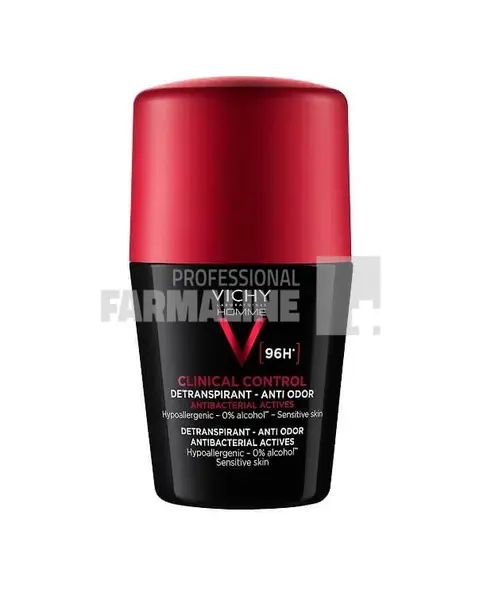 Vichy Homme Clinical Control Deodorant roll-on 96h 50 ml