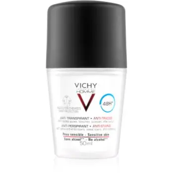 Vichy Homme Deodorant antiperspirant împotriva petelor albe și galbene 48 de ore