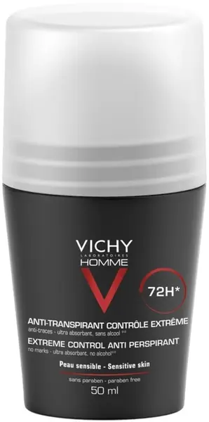 Vichy Homme Deodorant antiperspirant roll-on, 50 ml