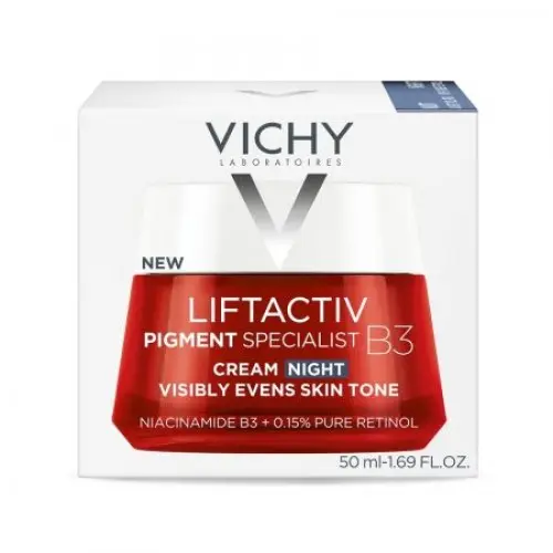 Vichy Liftactiv B3 crema de noapte antirid, antipete pigmentare, cu retinol, 50ml (73086) Zephyr Labs