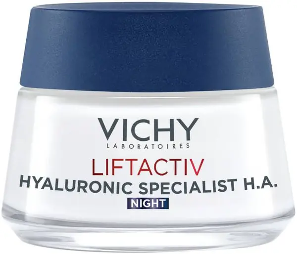 Vichy Liftactiv Cremă de față de noapte Hyaluronic Specialist H.A, 50 ml