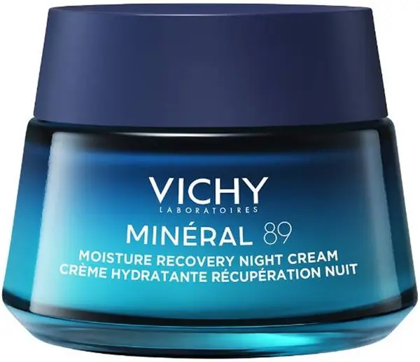 Vichy Minéral 89 Cremă de față de noapte revitalizantă și hidratantă, 50 ml